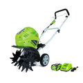 Greenworks 40V 10-Inch Cordless Cultivator/Tiller With 40 Ah Battery And Charger - 27062