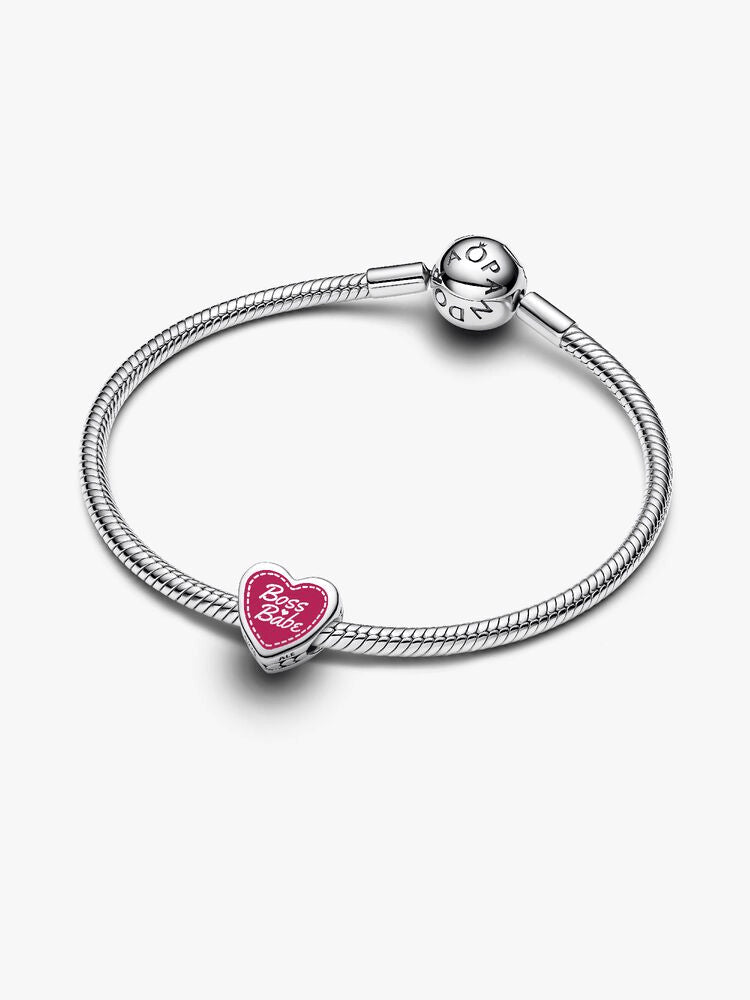 Engravable Boss Babe Heart Charm