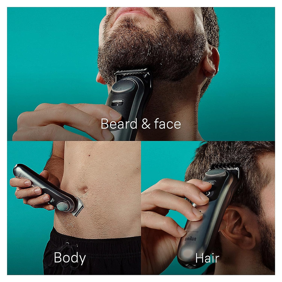 Men's 13-in-1 Grooming Kit With Beard Trimmer, Hair Clipper And Body Groomer