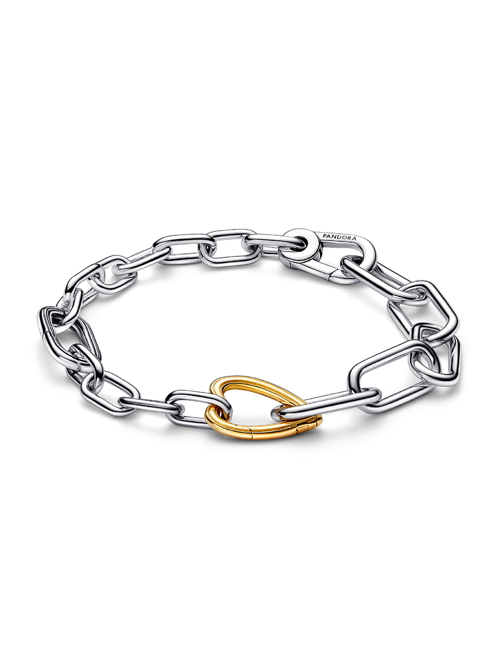 FINAL SALE - Pandora ME Two-tone Heart Openable Link Chain Bracelet