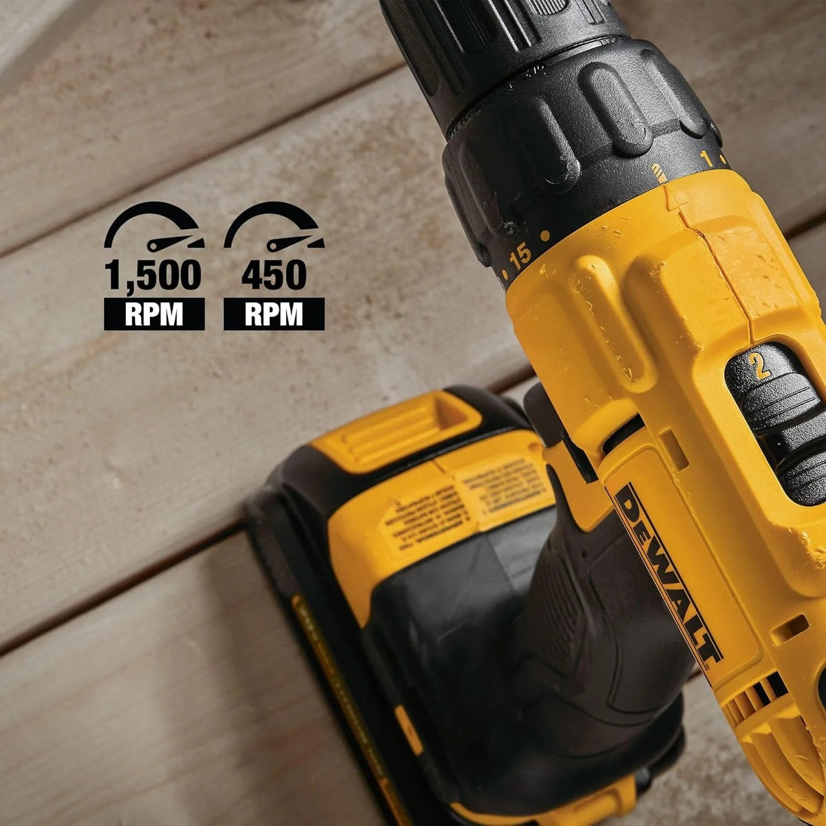 20V MAX Cordless Drill And Impact Driver Power Tool Combo Kit With 2 Batteries And Charger