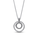 FINAL SALE - Pandora Signature Pavé & Beads Pendant & Necklace