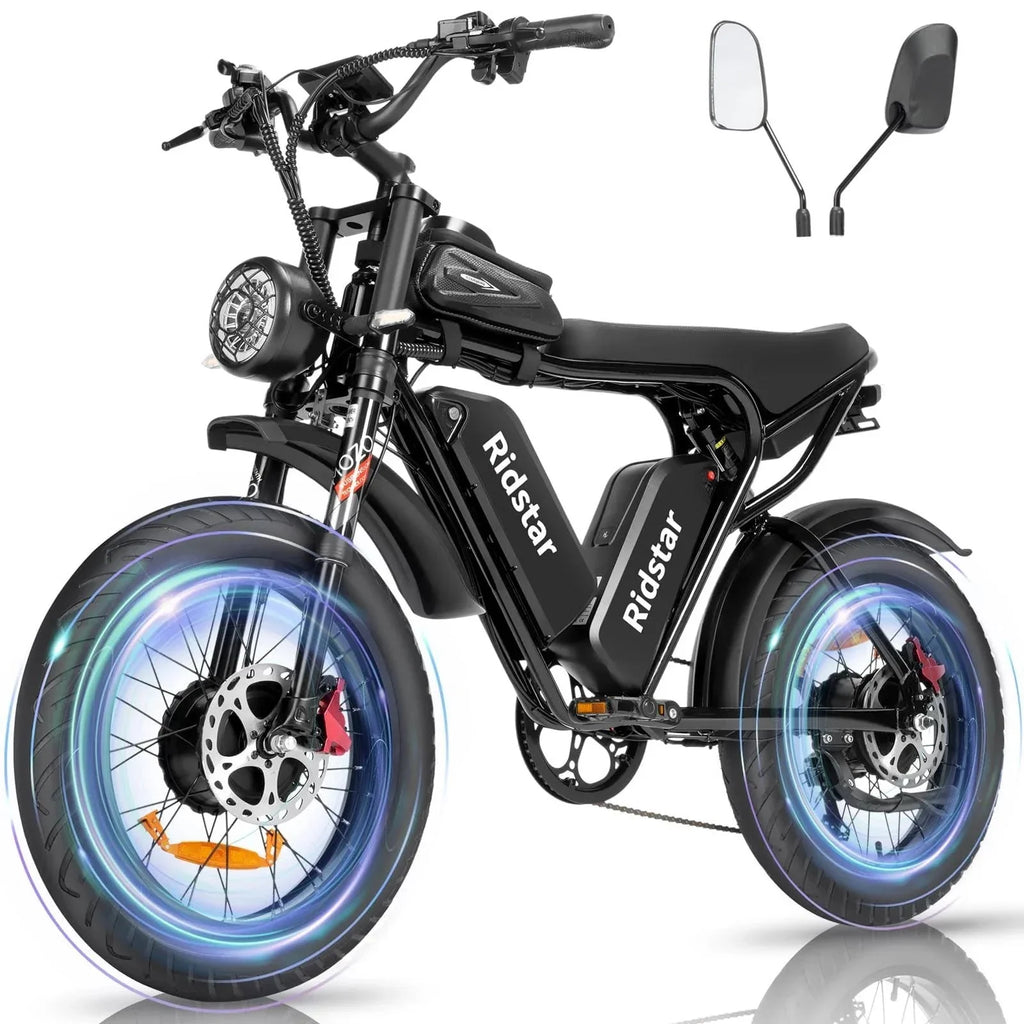 Bopzin Dual Motor Electric Bike 2000W 52V 40Ah - Q20PRO-2000W