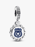Engravable Police Dangle Charm