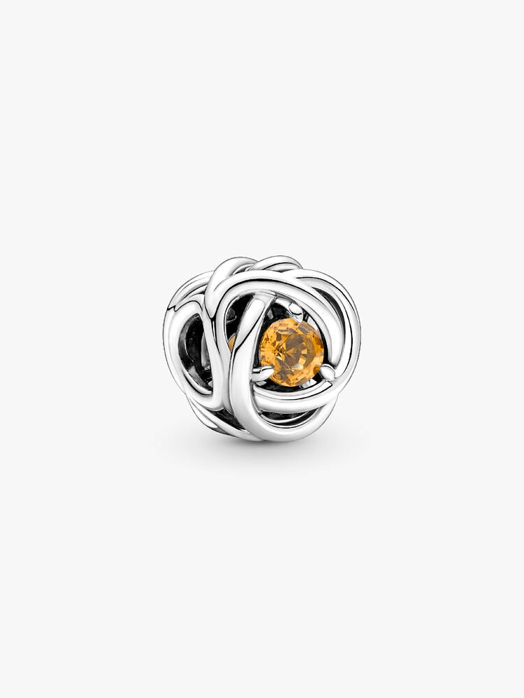 November Honey Eternity Circle Charm