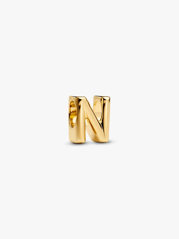 Letter N Charm Necklace