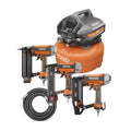 RIDGID 6 Gal. Portable Electric Pancake Air Compressor With 18GA Brad Nailer, 16GA Finish Nailer And 18GA Finish Stapler - R69603FK