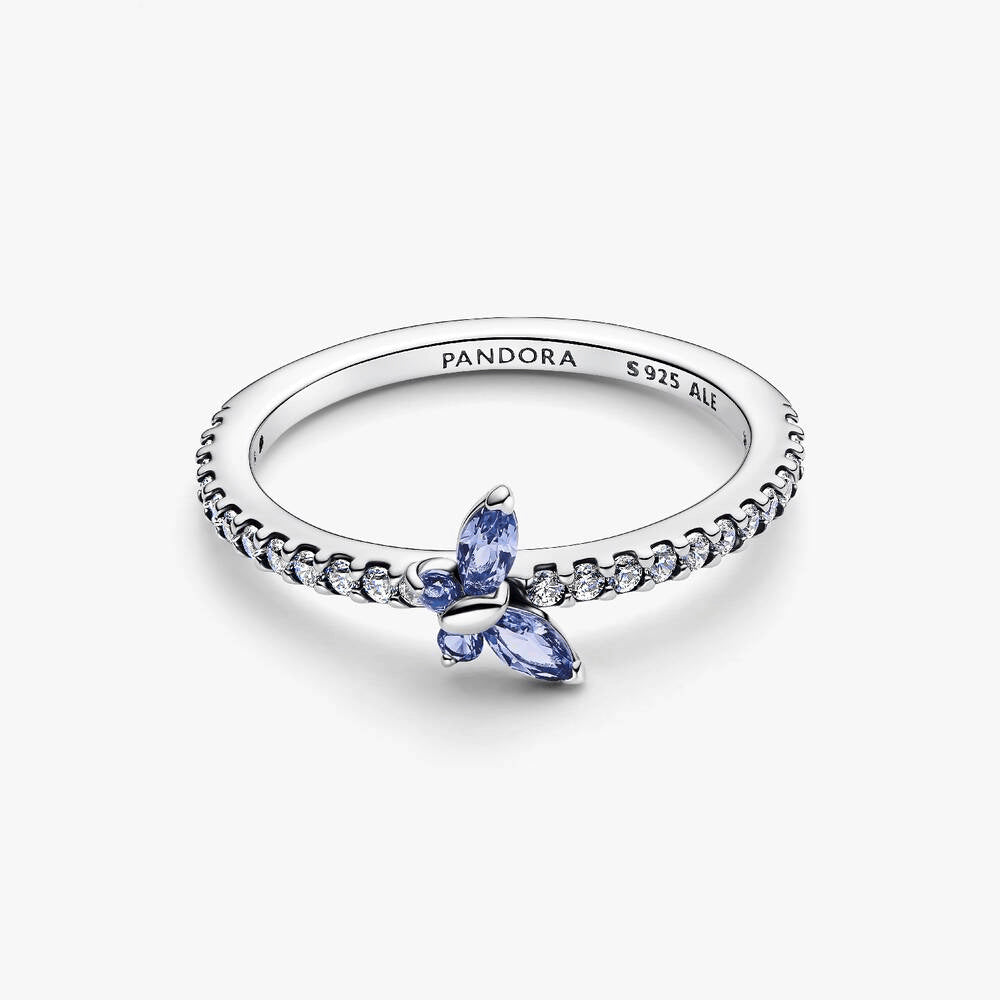 Sparkling Butterfly Ring