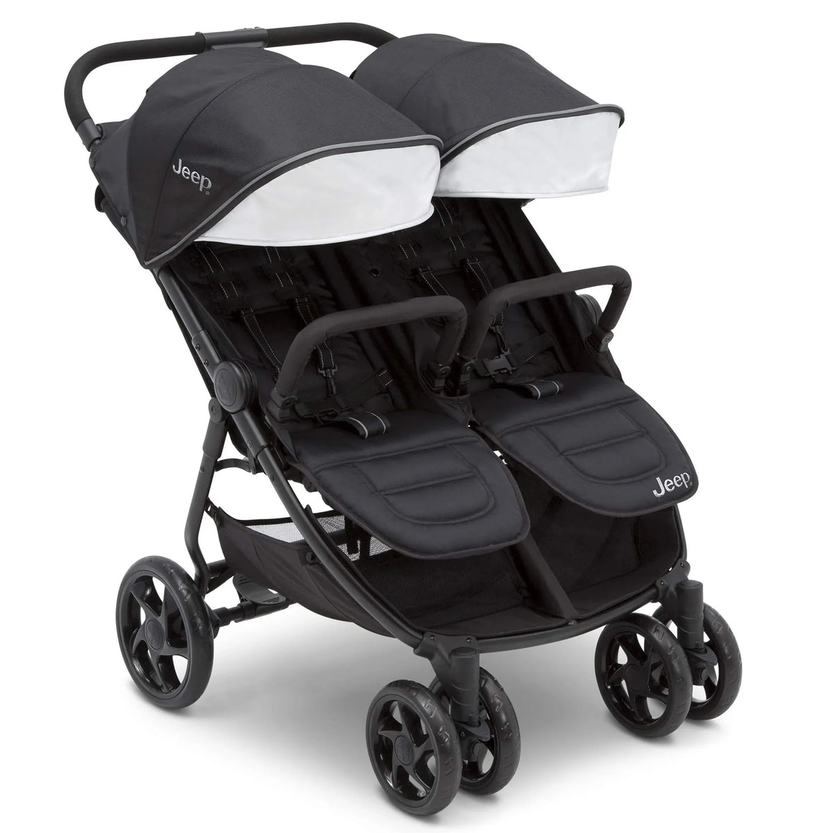 Jeep Destination Ultralight Side x Side Double Stroller, 80 Pounds Total - Destination