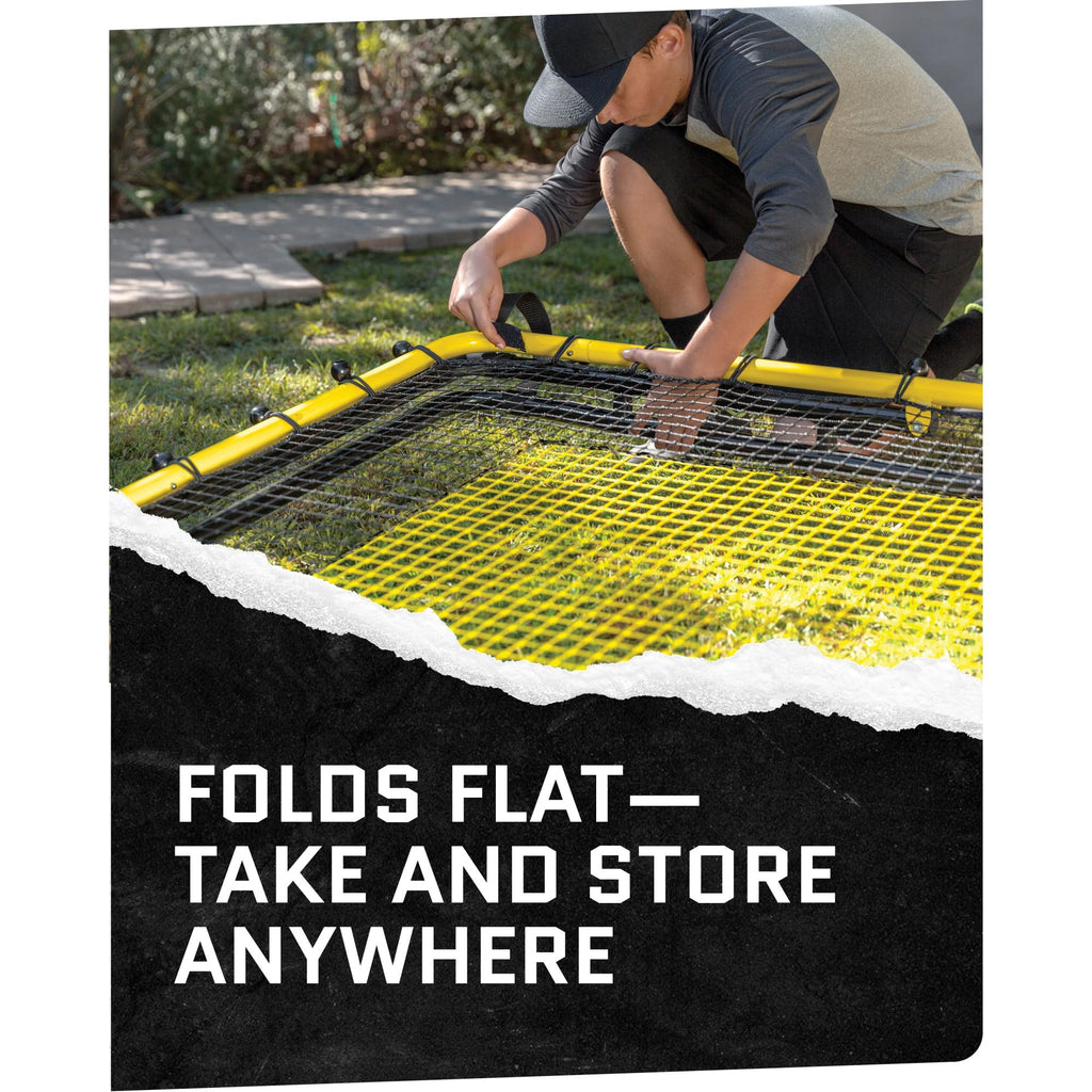 Baseball & Softball Fielding Trainer Rebounder Net - Portable Practice Equipment