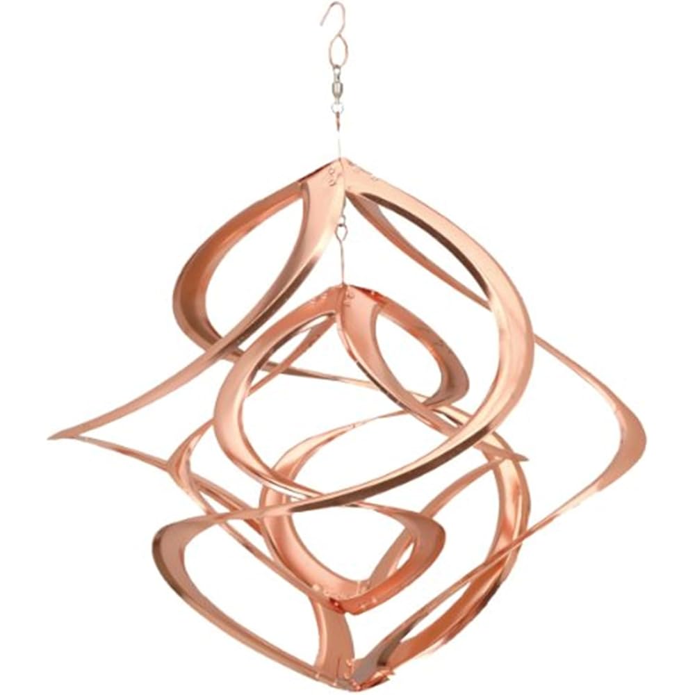 Red Carpet Studios Cosmix Copper Double Wind Sculpture, Large, 20 Inch - 31056