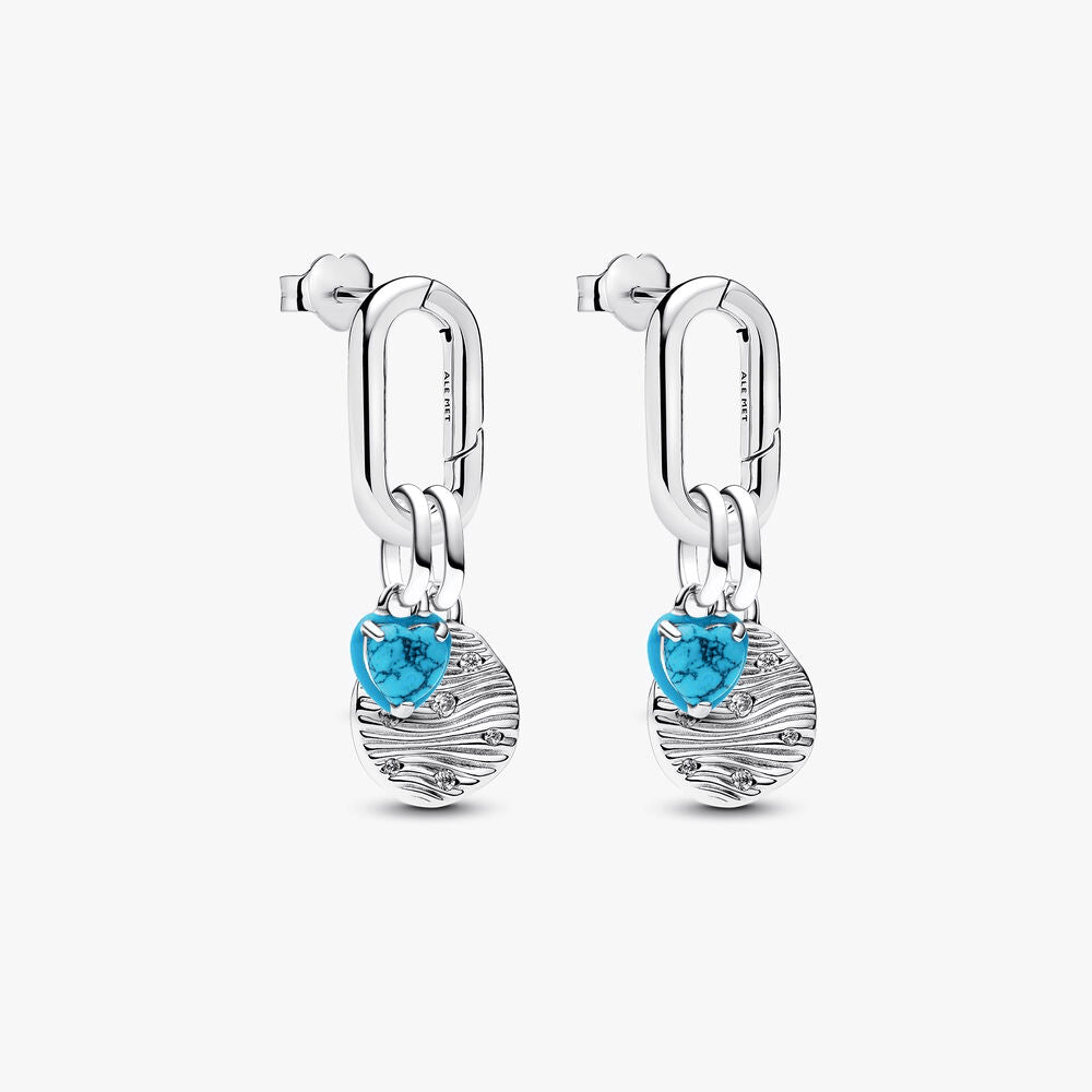 Tidal Wave Charm Earrings