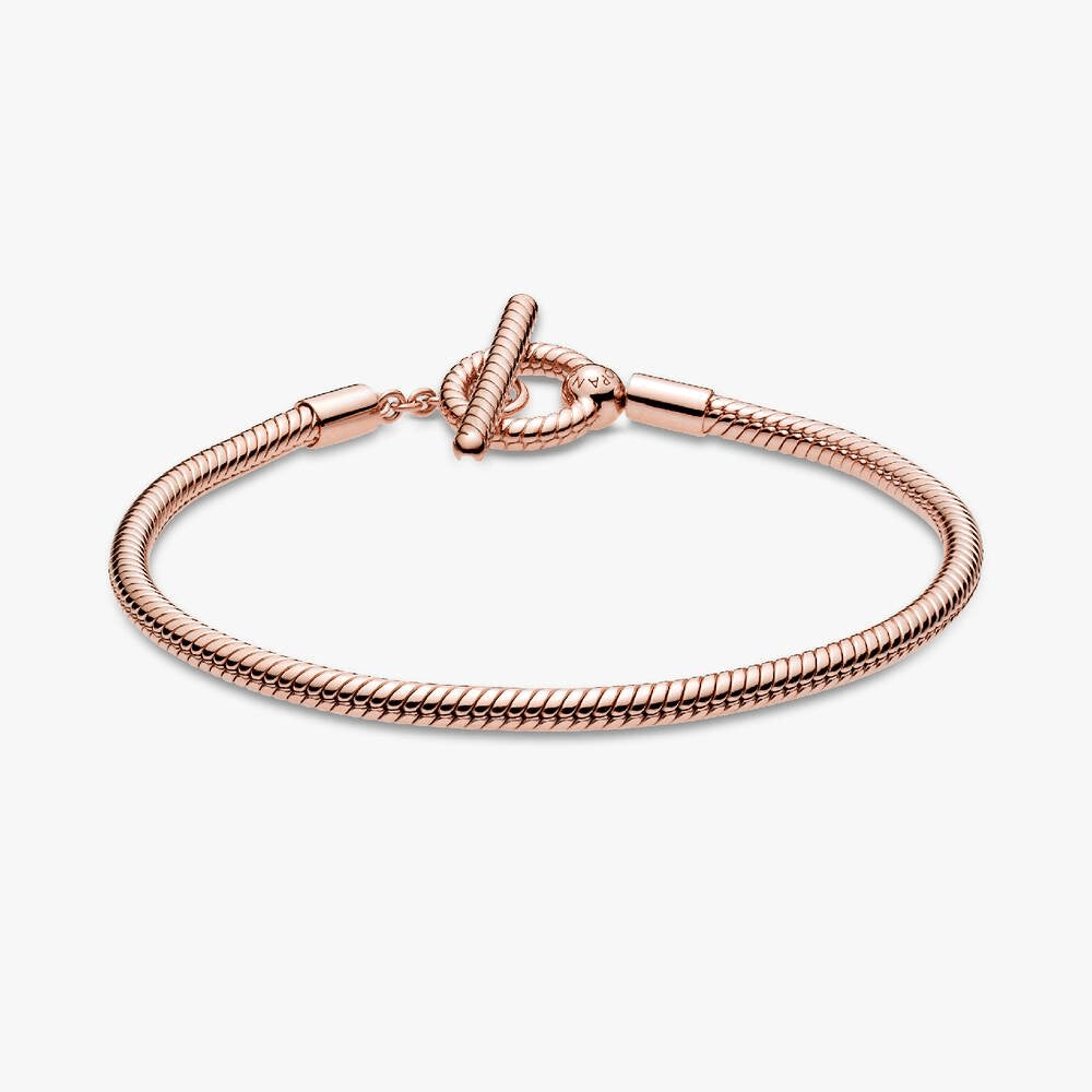FINAL SALE - Pandora Moments T-Bar Snake Chain Bracelet