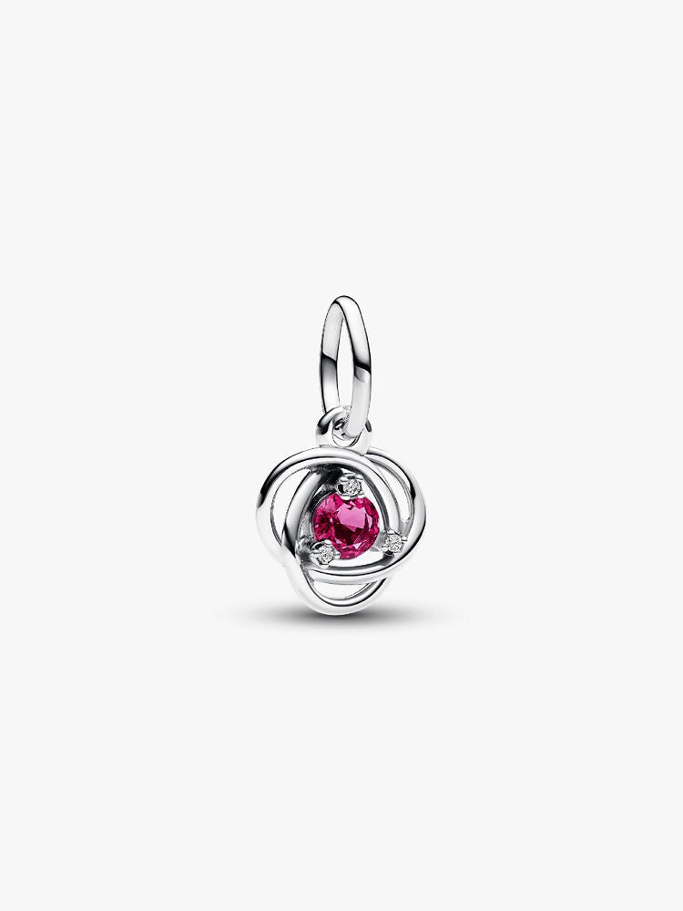 October Eternity Circle Dangle Charm Bracelet Set