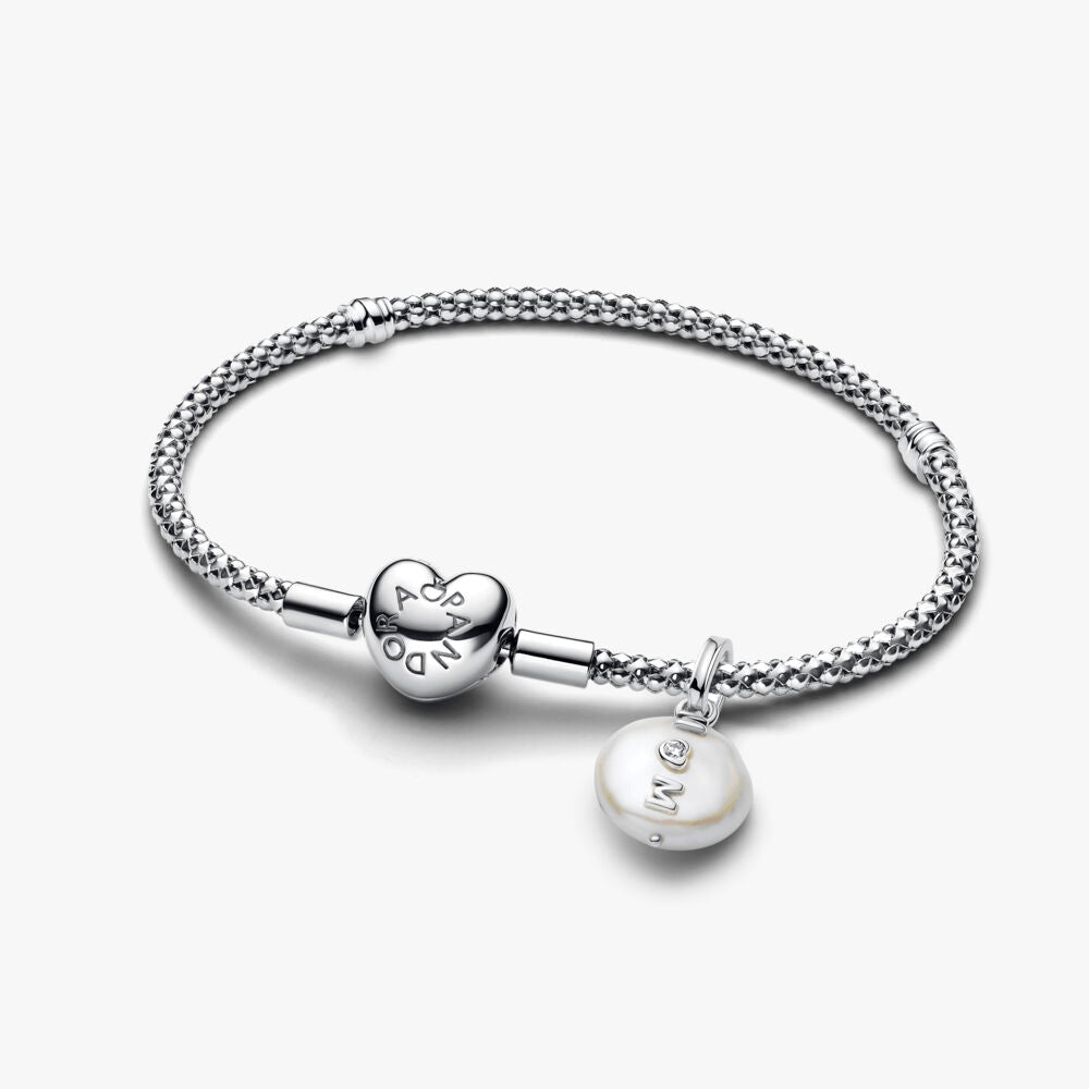 Mother's Day Pearl Charm Bracelet Set