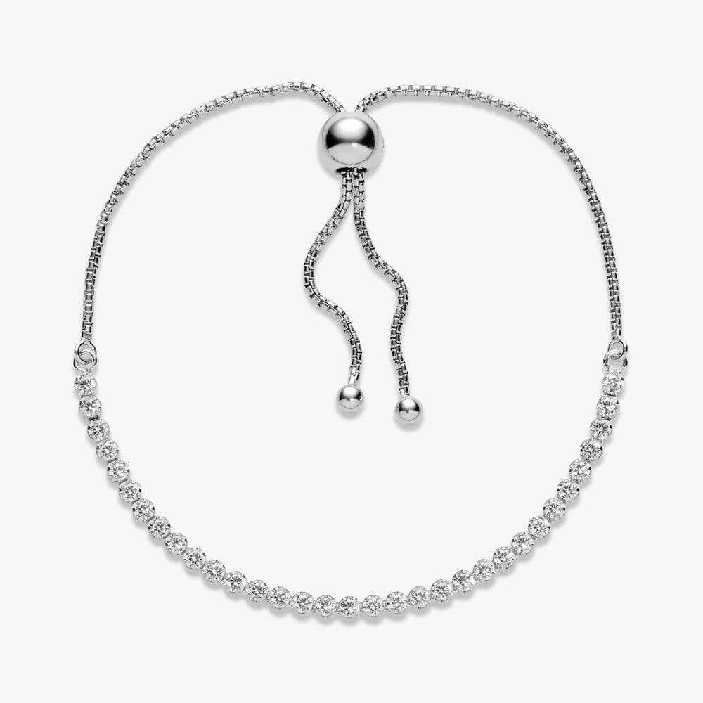Sparkling Slider Tennis Bracelet