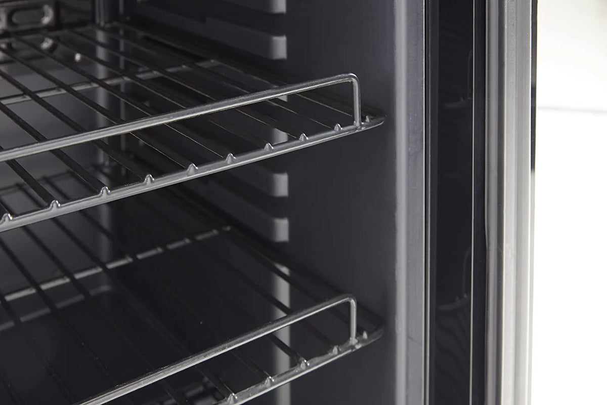 Swan Glass Fronted Under Counter Beverage Cooler, 80L, Black - SR12030BN