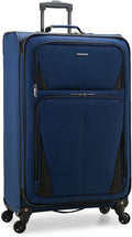 U.S. Traveler Expandable Softside Luggage, Navy, 31in Checked Large - Aviron Bay