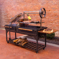 Backyard Discovery Argentine Santa Maria XL Wood Fire & Charcoal Steel Grill, 723 Square Inch - Asado Clamp
