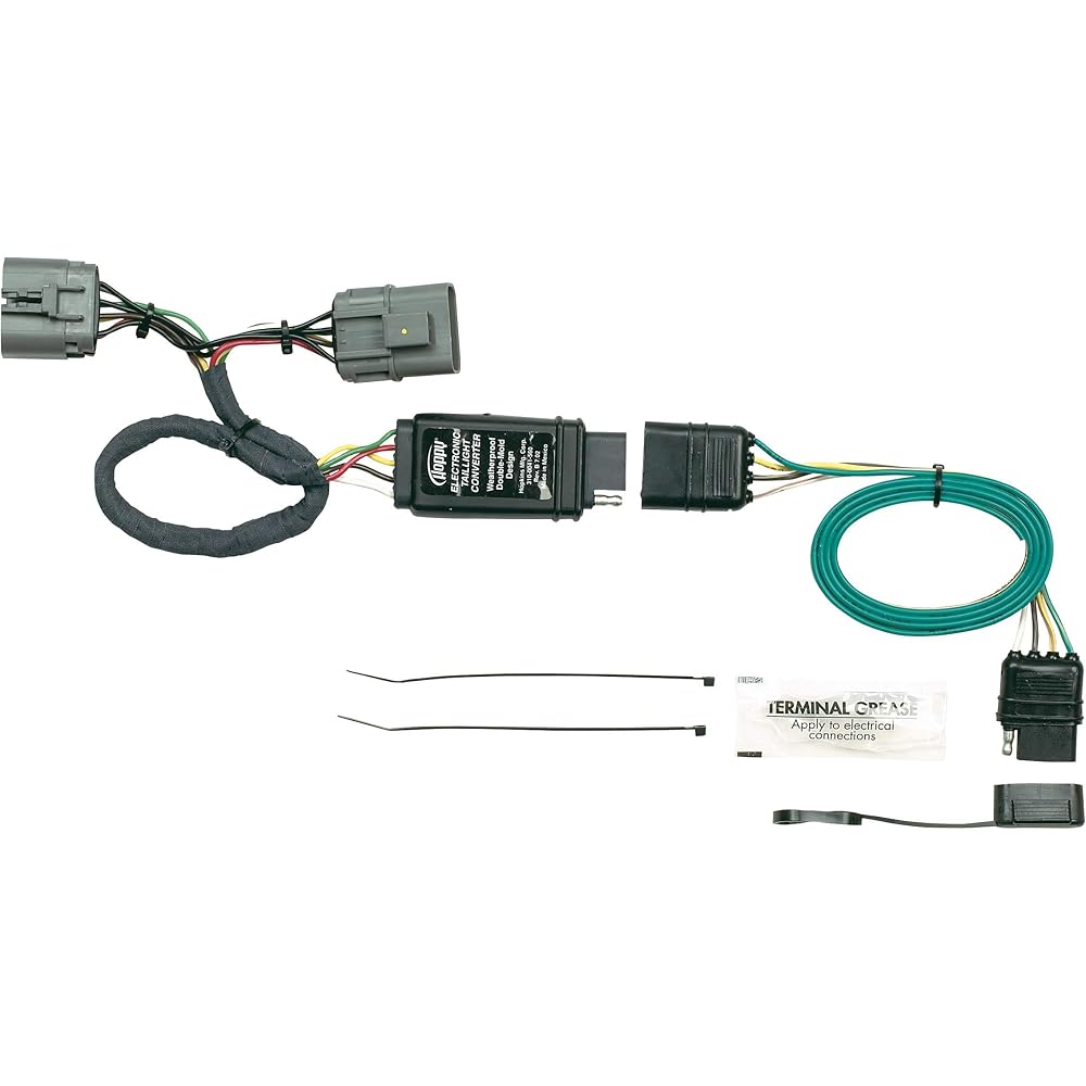 Hopkins Towing Solutions Plug-In Vehicle Wiring Kit, 4-Wire Flat - 43505