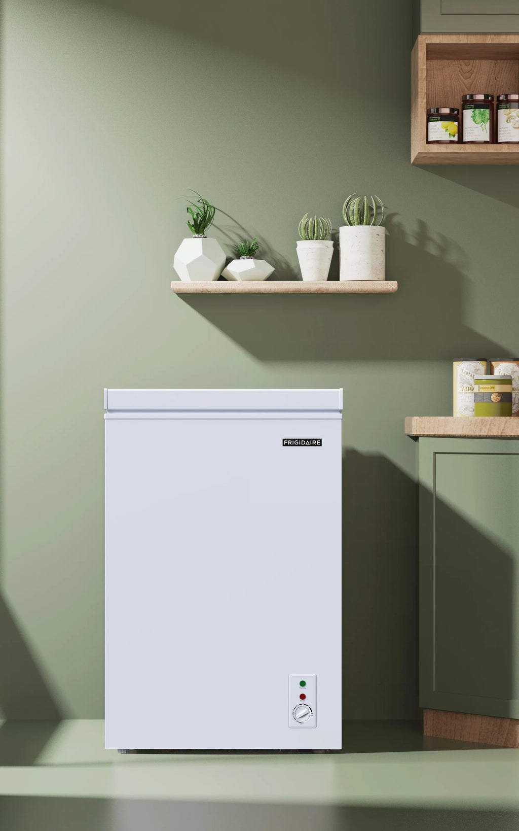Frigidaire 3.5 Cu. Ft. Garage Ready Chest Freezer, White - EFRF3003