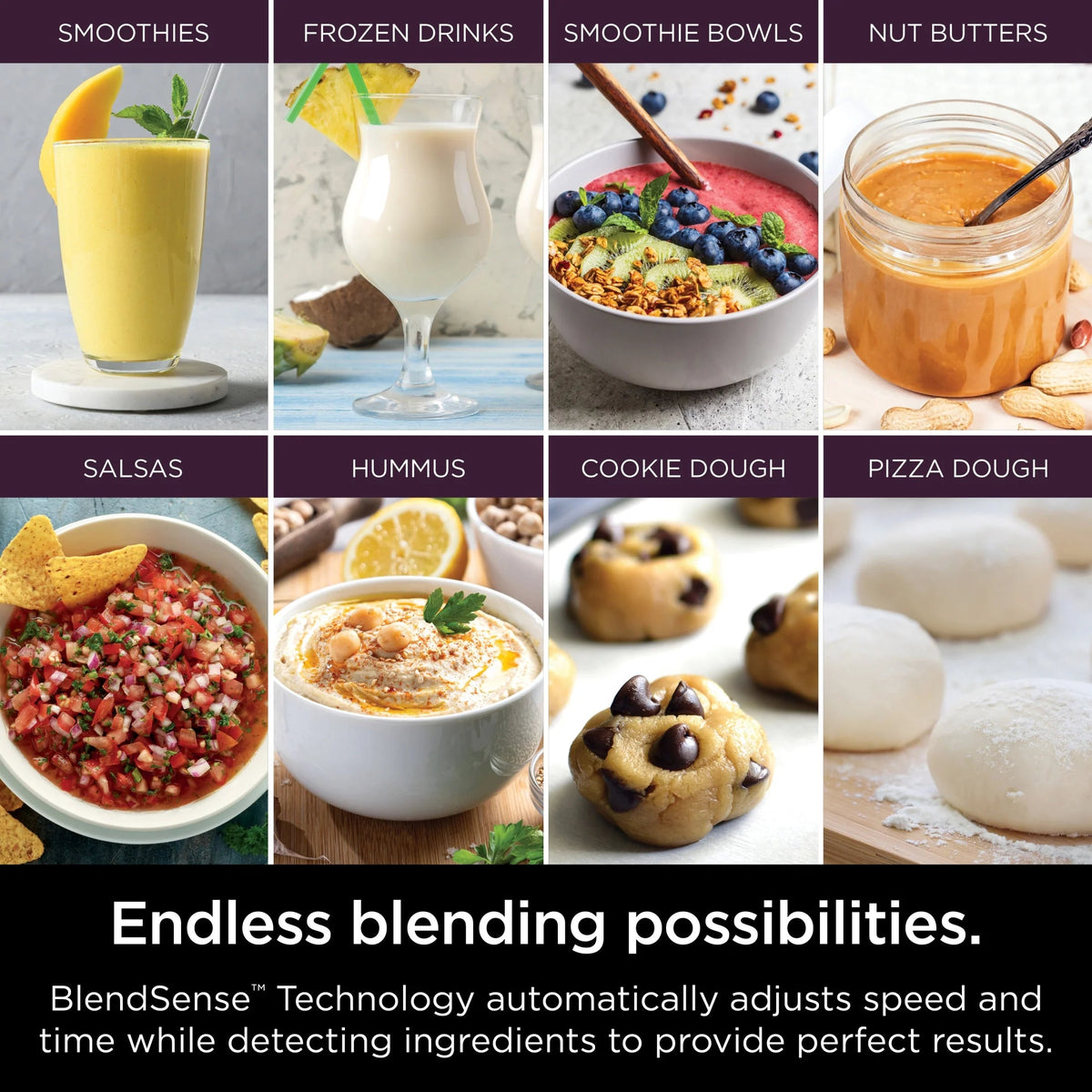 Ninja Detect Kitchen System Power Blender And Processor With BlendSense Technology, 1700 Peak Watt - TB400