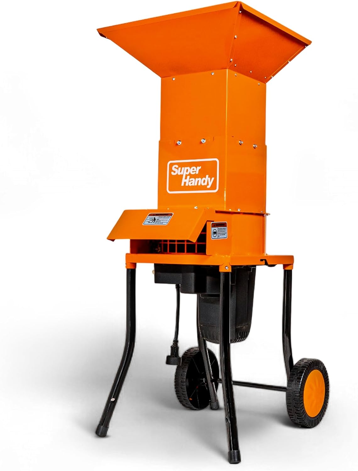 SuperHandy Electric Leaf Shredder, 15 Amp 120V AC Motor, 11 inch Cutting Blades, 0.5 inch Capacity
