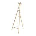 Adjustable 3-Tier Metal Display Stand Gold Floor Easel