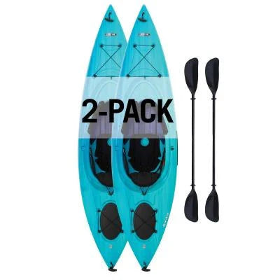 Lifetime Guster 100 Sit-In Kayak, 10 ft, 2-Pack - 457