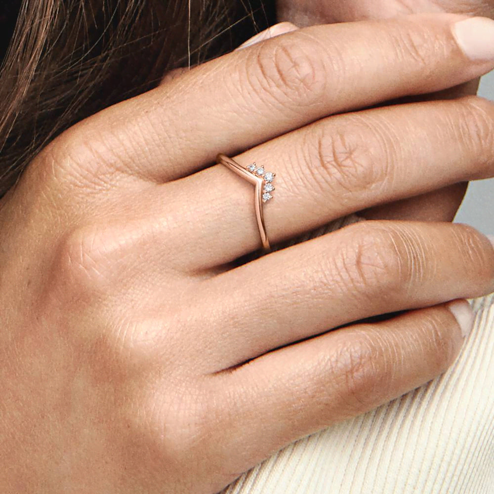FINAL SALE - Tiara Wishbone Ring