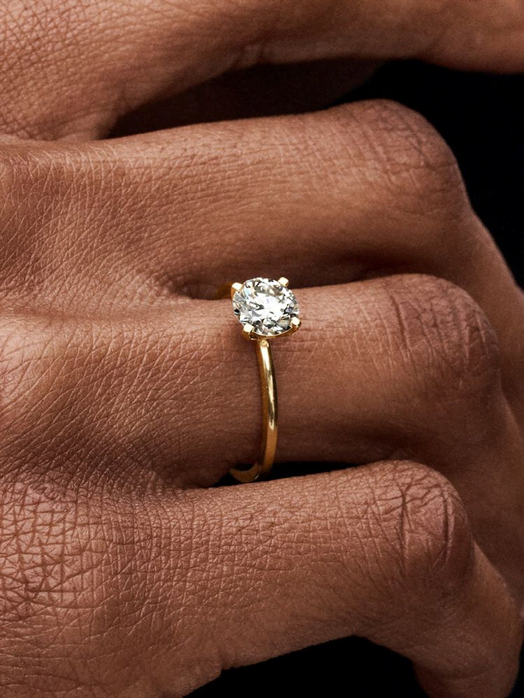 Pandora Era 14k Gold Lab-grown Diamond Ring