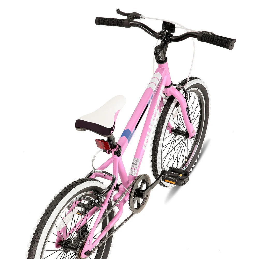 Kids' Single-Speed Mountain Bike, 20-Inch/24-Inch - White Wall Knobby Tires