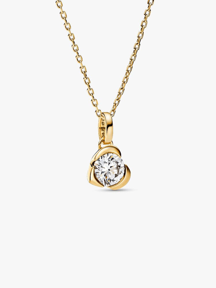 Pandora Talisman 14k Gold Lab-grown Diamond Heart Pendant