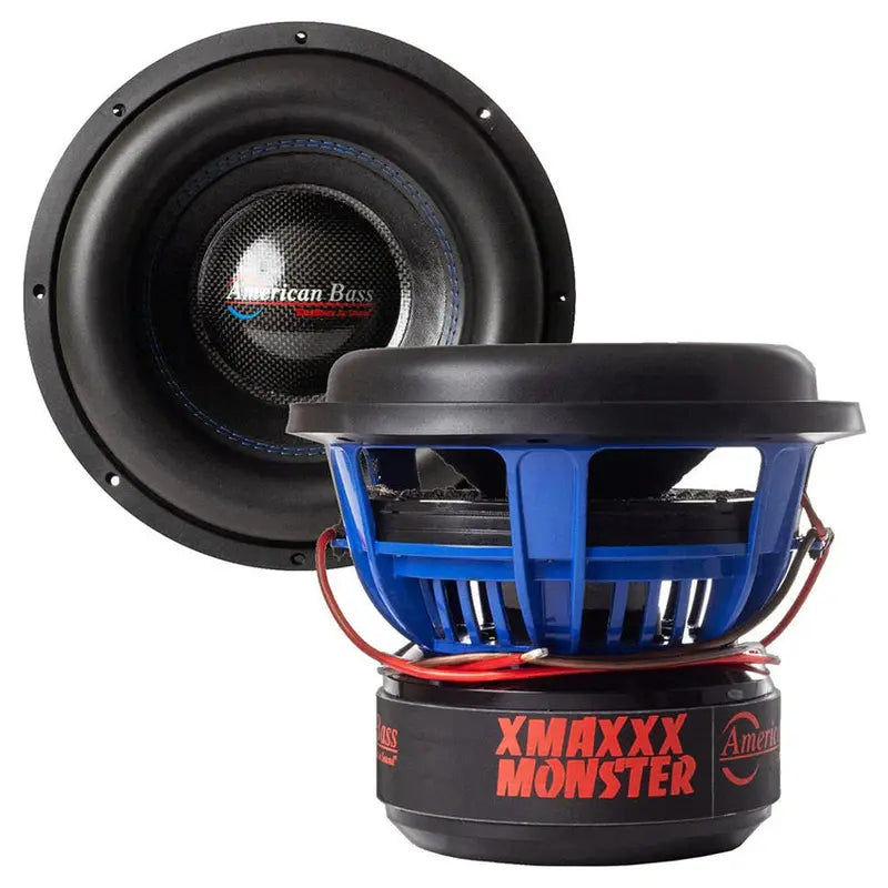 American Bass 12in Subwoofer, 3500W RMS, Dual 2-Ohm Voice Coils - 12XMAX