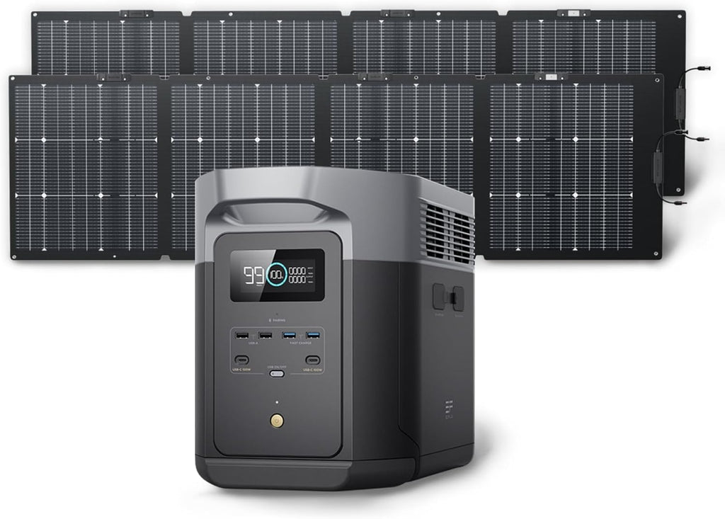 Portable Power Station, 2400W, 2048Wh - delta-2-max-2048wh