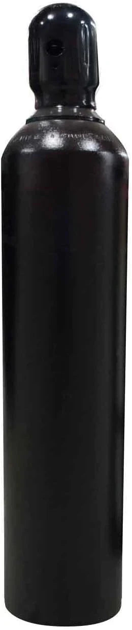 Weldfabulous Welding Gas Cylinder, 80 cu/ft, 75% Argon 25% CO2, Black - ZZ80AG25S-FULL XIYNBH