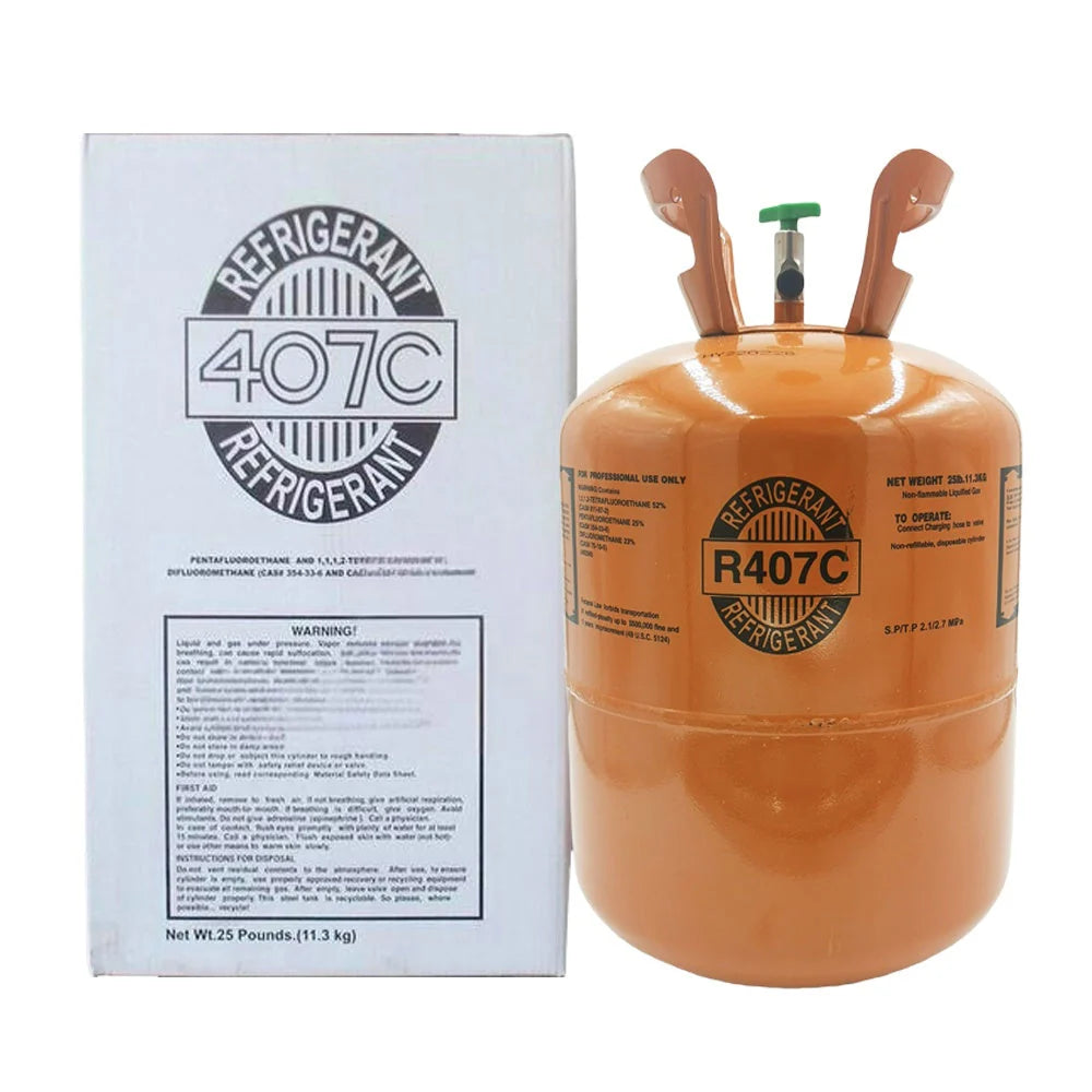R-407C Refrigerant Gas, 25LB