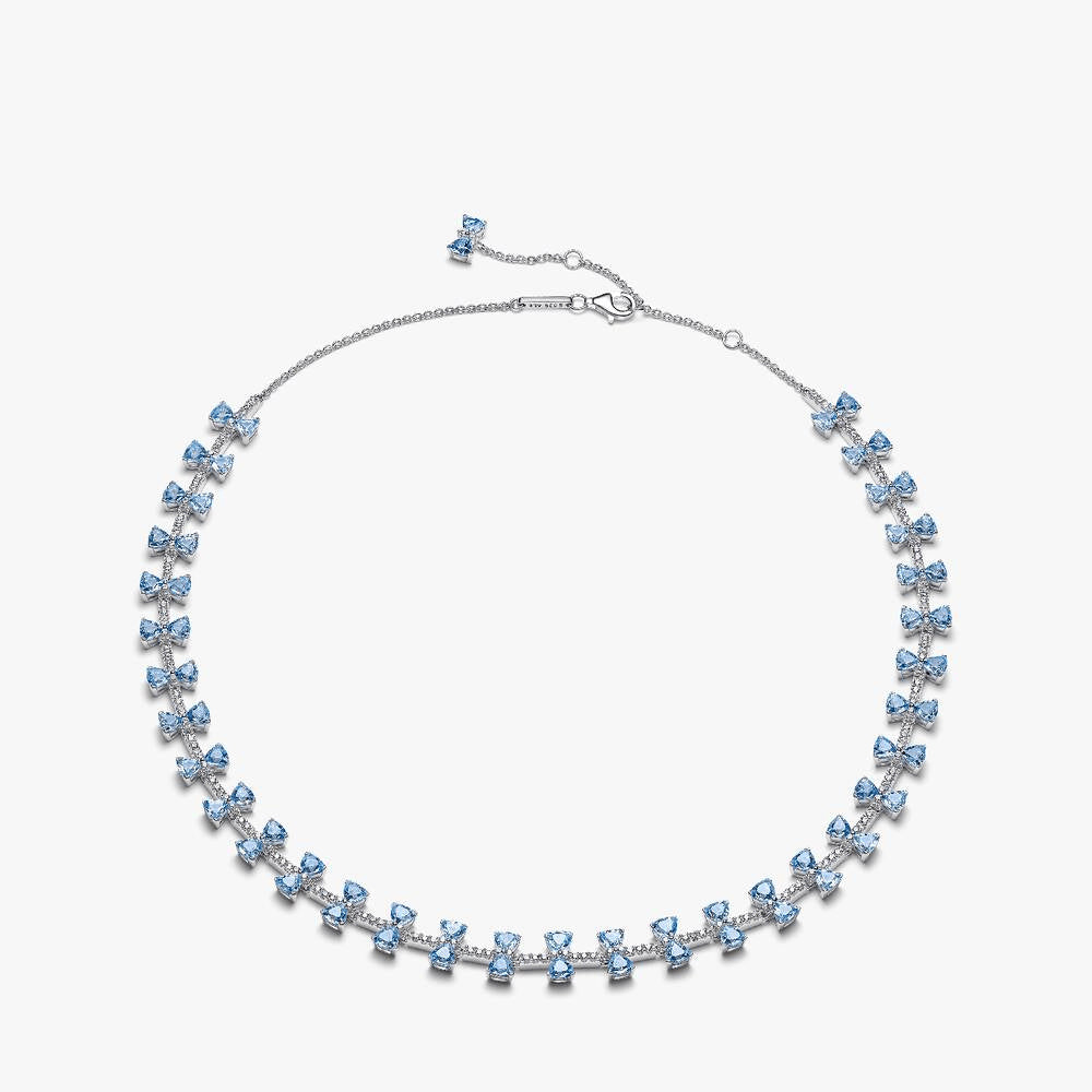 Bridgerton Blue Bow Necklace