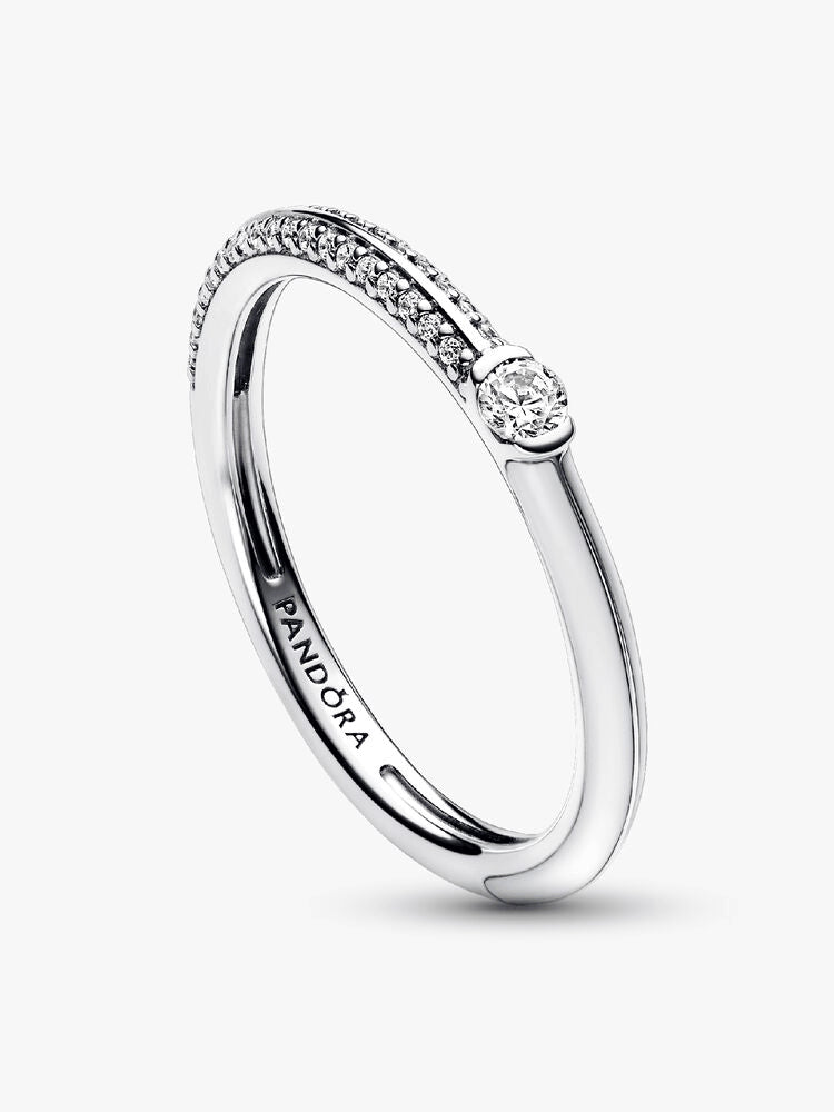 Pandora ME Pavé & White Dual Ring