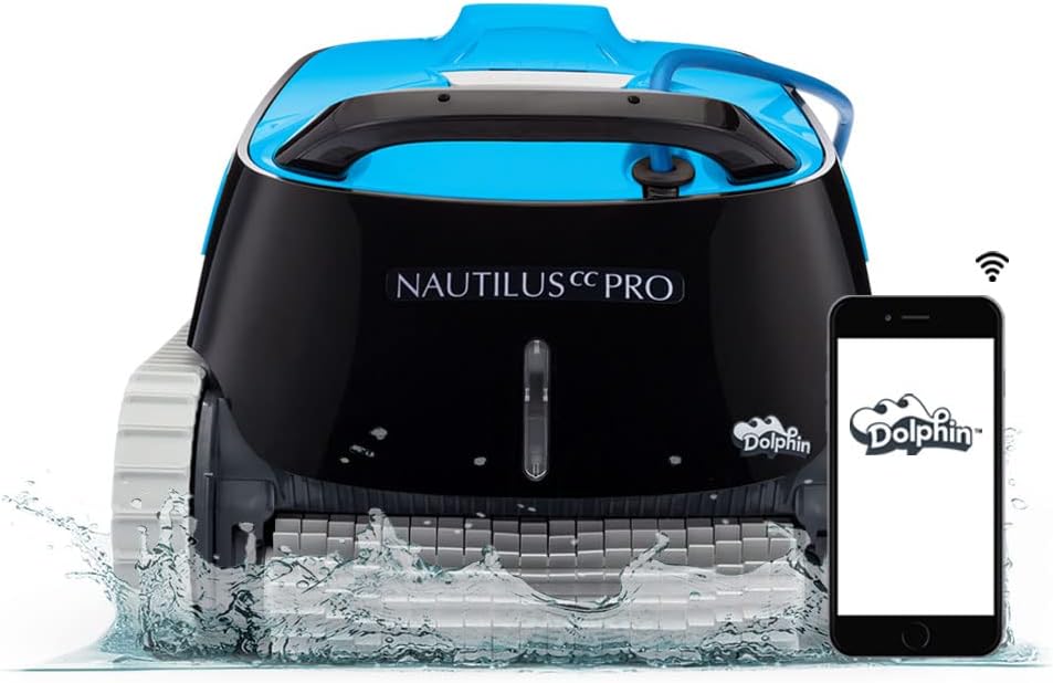 Dolphin Robotic Pool Vacuum Cleaner For Pools Up To 33 ft, Wall Climbing - Nautilus CC 99996113-US