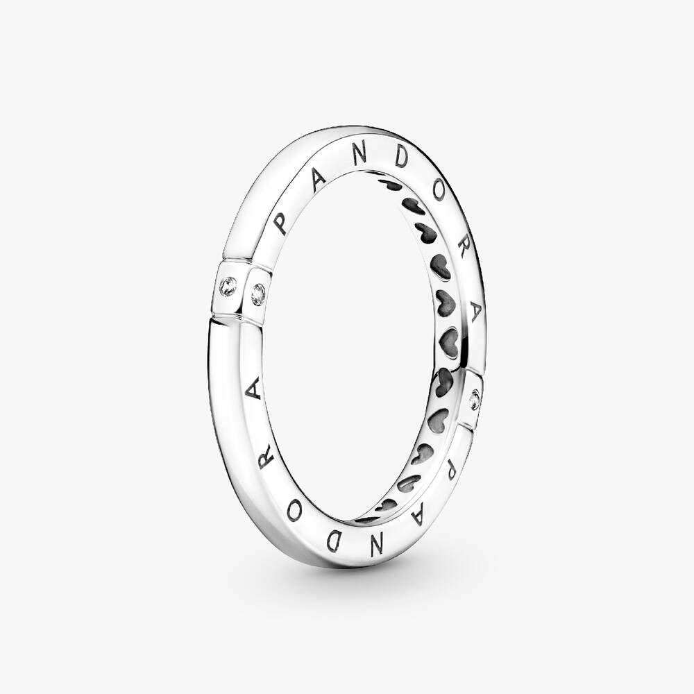FINAL SALE - Logo & Hearts Ring