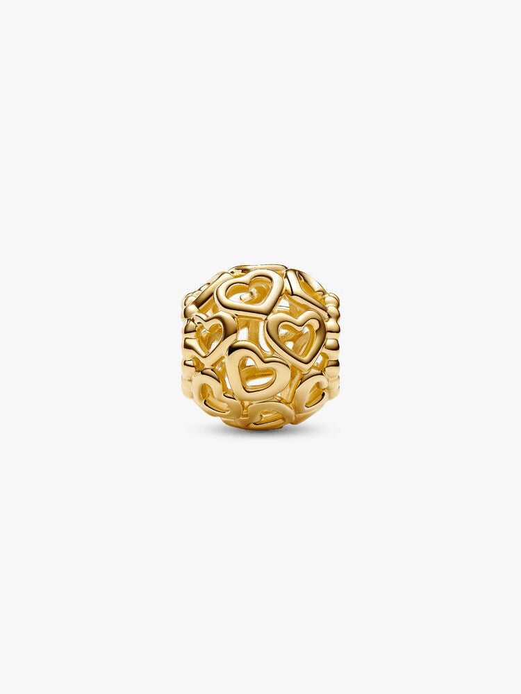 Openwork Heart Charm