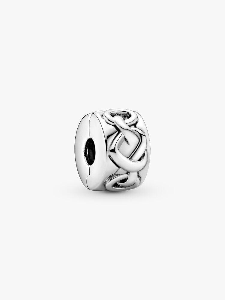 Knotted Hearts Clip Charm