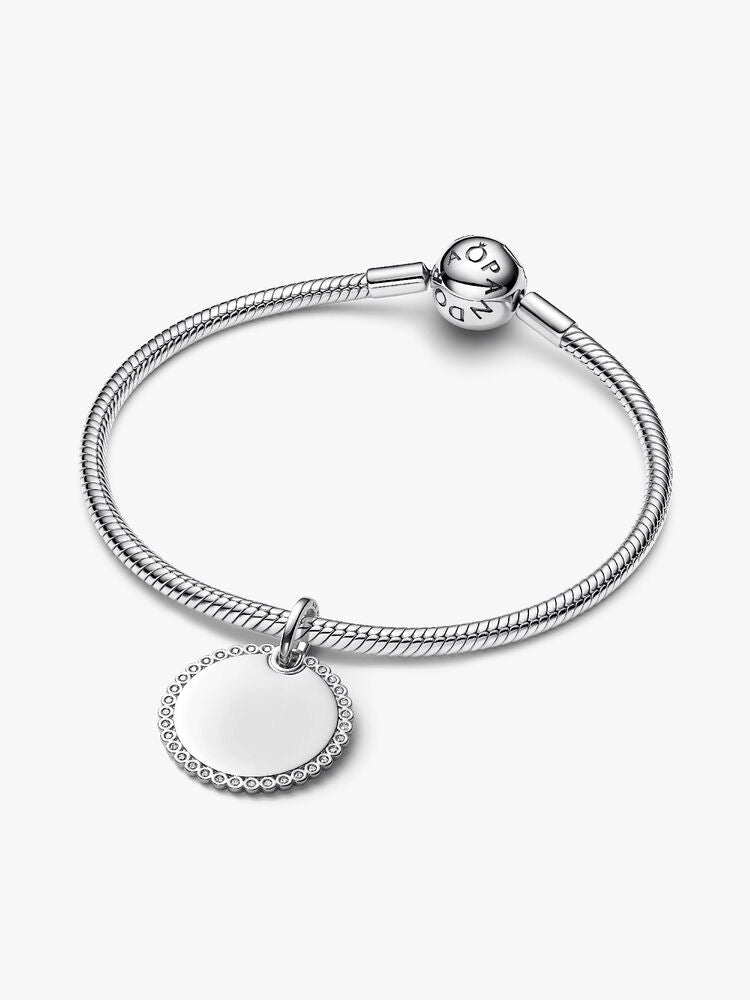Engravable Round Tag Pendant
