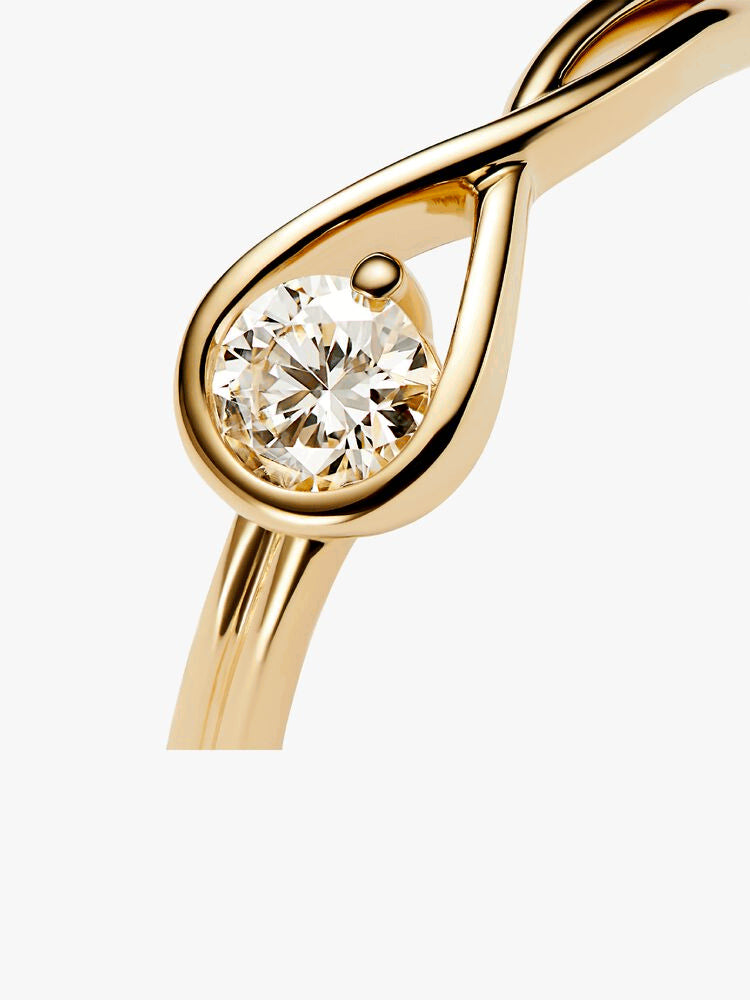 Pandora Infinite 14k Gold Lab-grown Diamond Ring