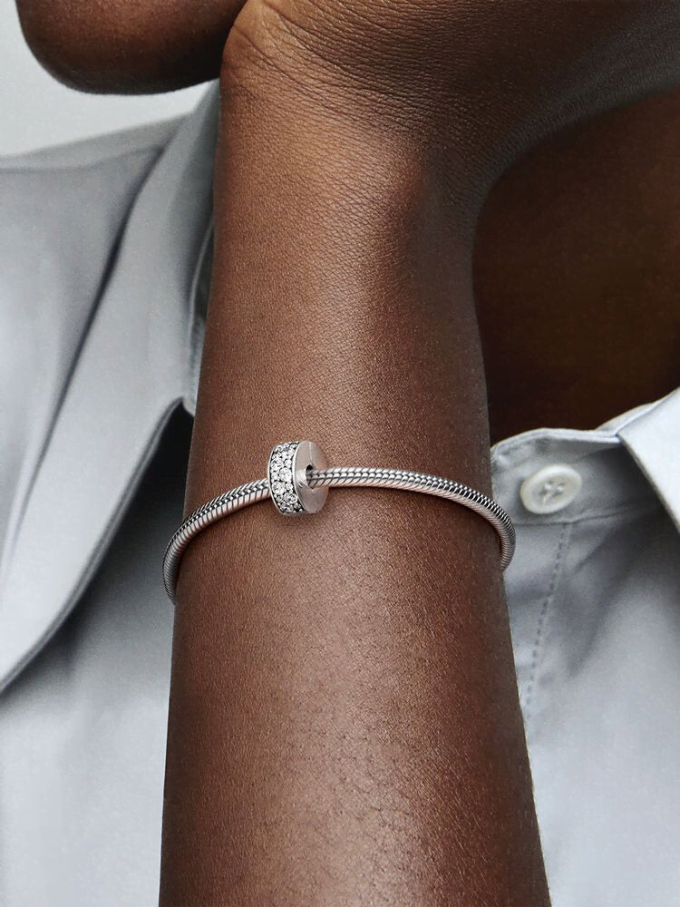 Clear Pavé Clip Charm