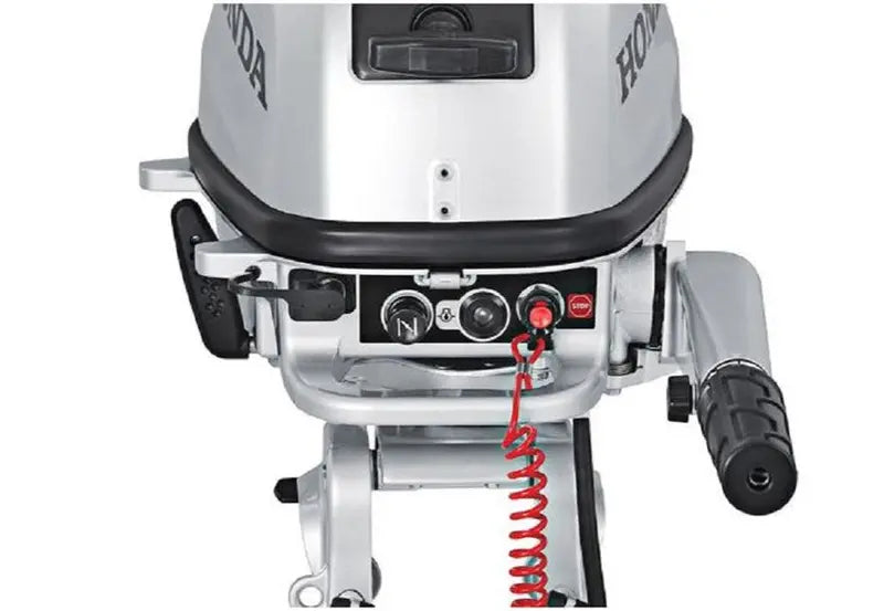 Honda Marine 5HP Outboard Motor With Tiller Handle, 20 in Shaft - BF5DHLHNA