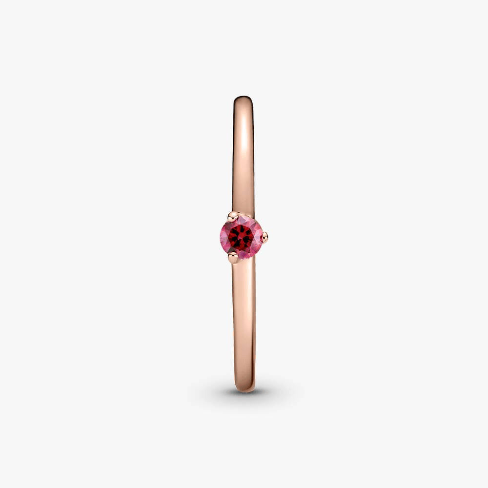 FINAL SALE - Red Solitaire Ring