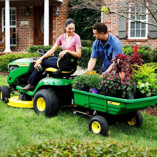 John Deere Ride-On Lawnmower 42 inch 17.5 HP Petrol Hydrostatic Drive - BG21271