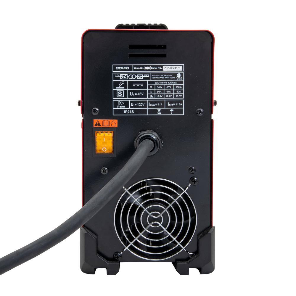 Gasless Flux-Cored Wire Feed Welder - 120V, 15 lbs